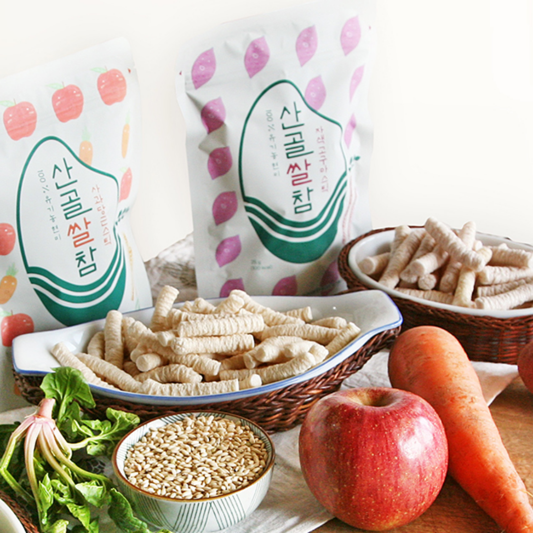 Brown Rice Puffs (Apple & Carrot)