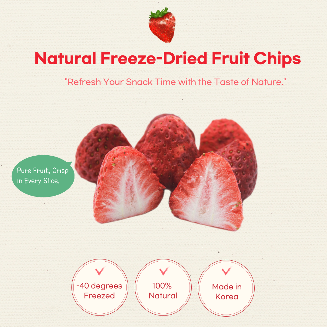 Strawberry Freeze-Dried Fruits