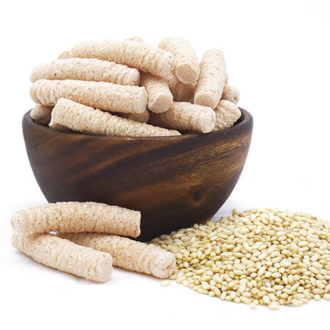 Brown Rice Puffs (Spinich)