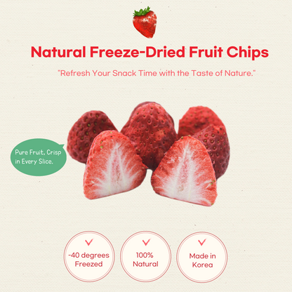 Strawberry Freeze-Dried Fruits